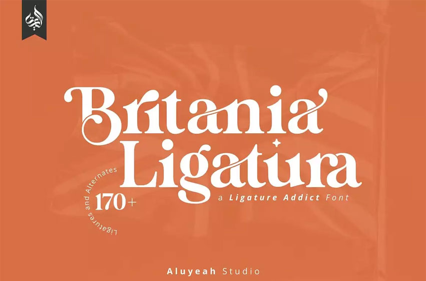 Britania Ligatura Font