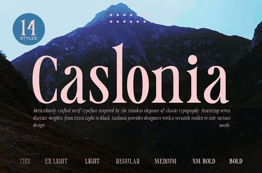 Caslonia Font