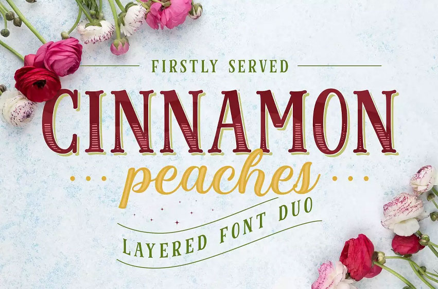 Cinnamon Peaches Font