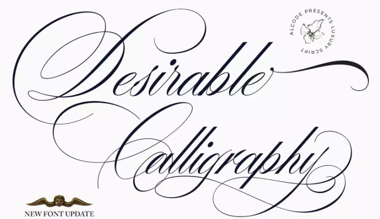 Desirable Calligraphy Font