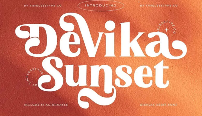 Devika Sunset Font