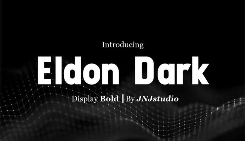 Eldon Dark Font