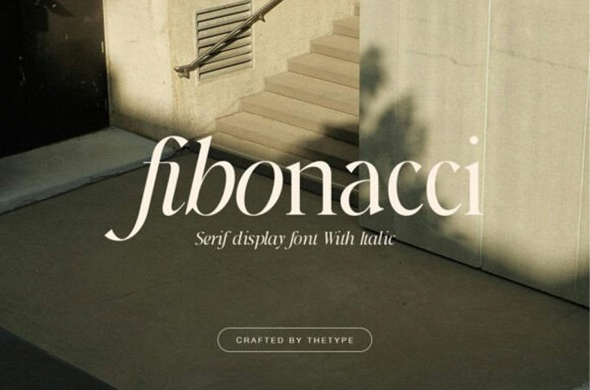 Fibonacci Font