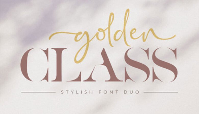 Golden Class Font