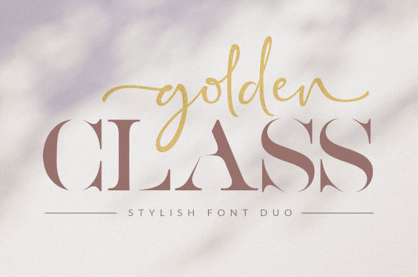 Golden Class Font