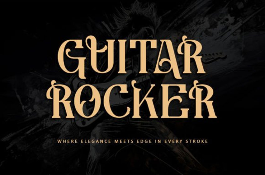 Guitar Rocker Font