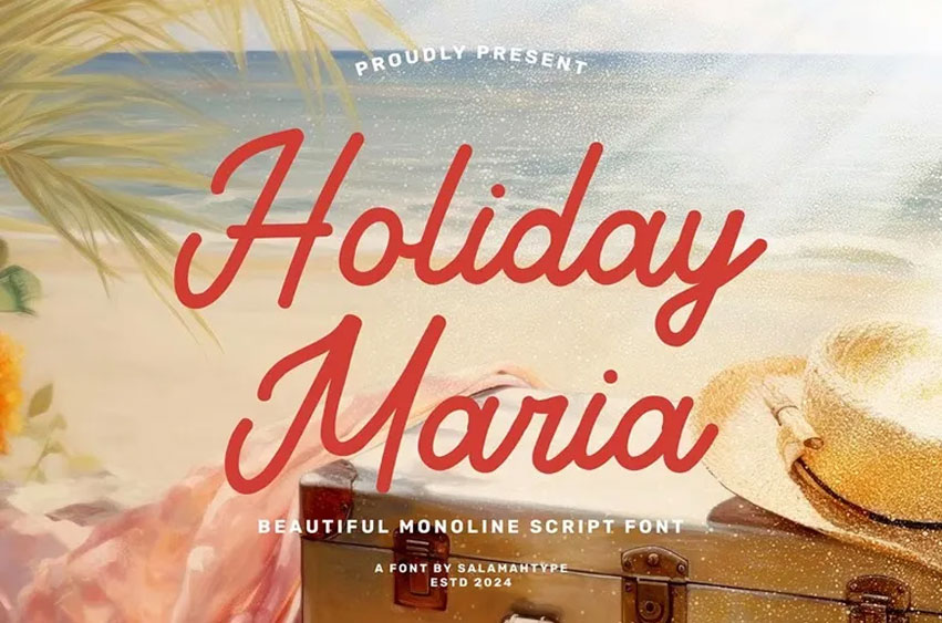 Holiday Maria Font