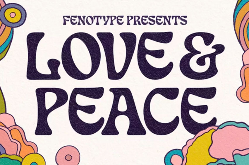 Love And Peace Font