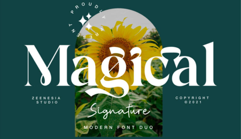 Magical Signature Font