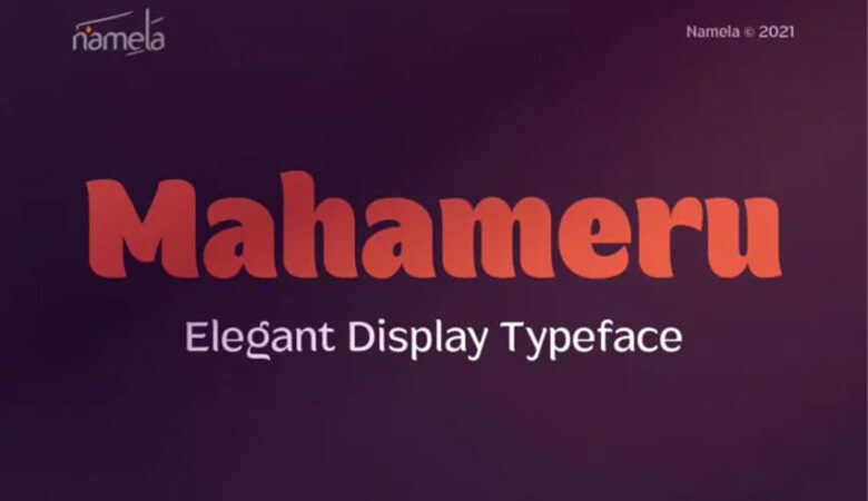 Mahameru Font