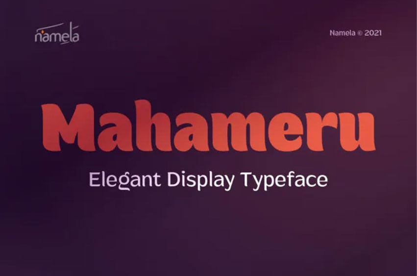 Mahameru Font