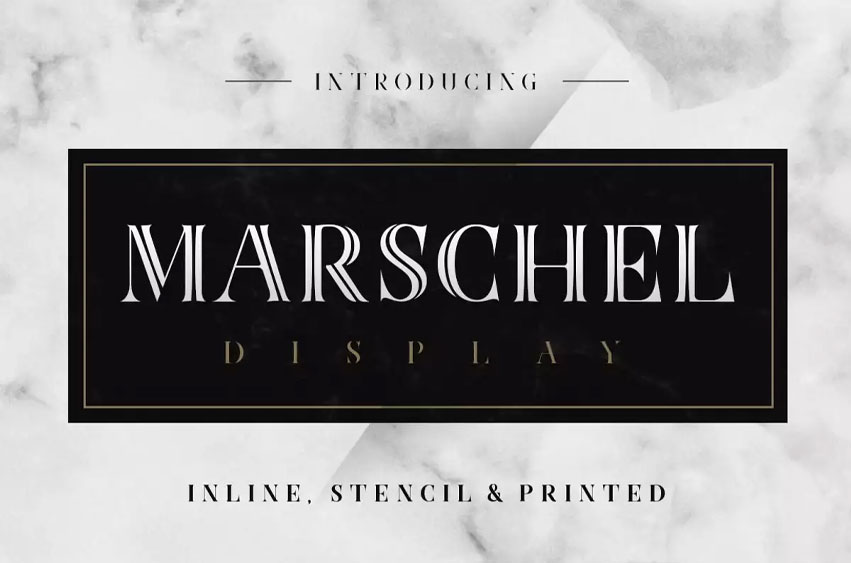 Marschel Display Font