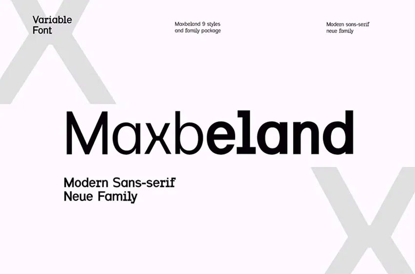 Maxbeland Font