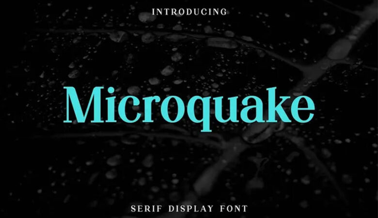 Microquake Font