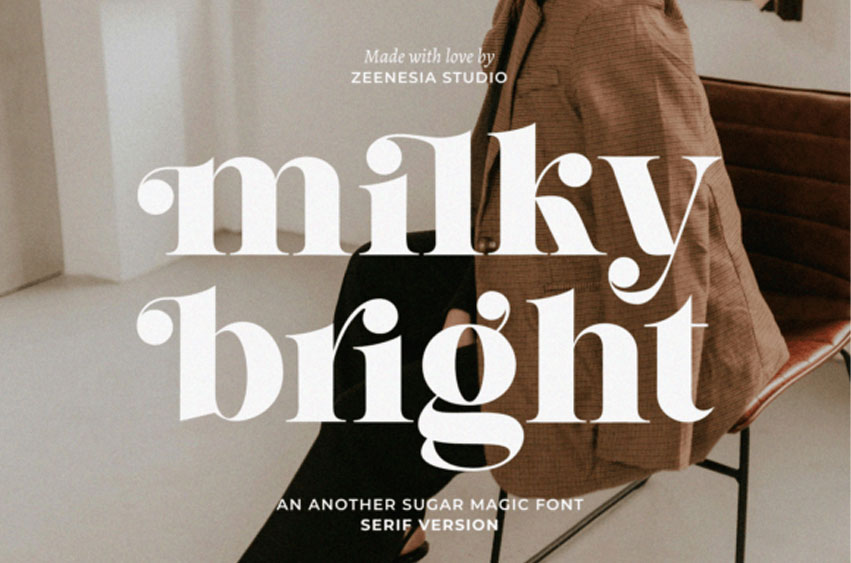 Milky Bright Font