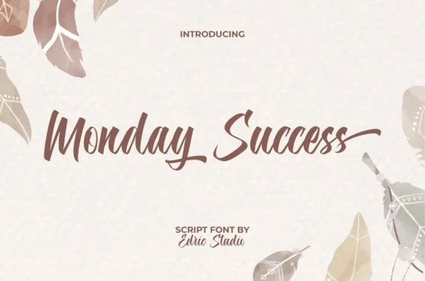 Monday Success Font