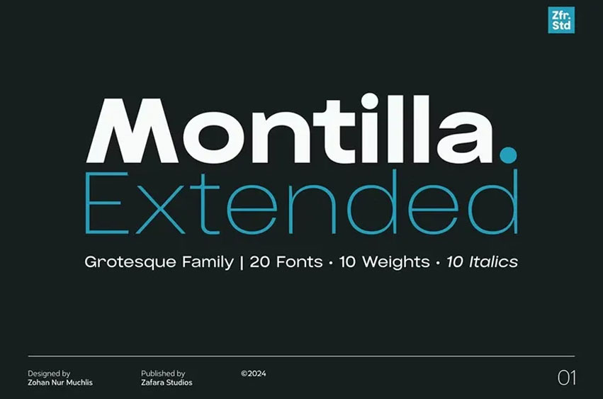 Montilla Extended Font