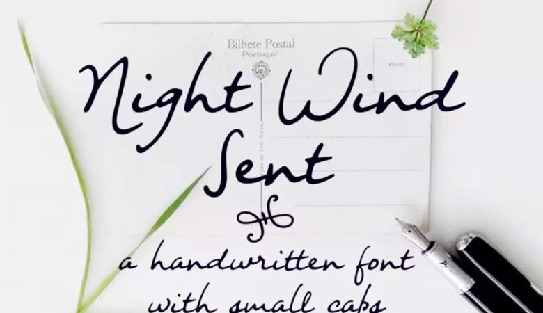 Night Wind Sent Font