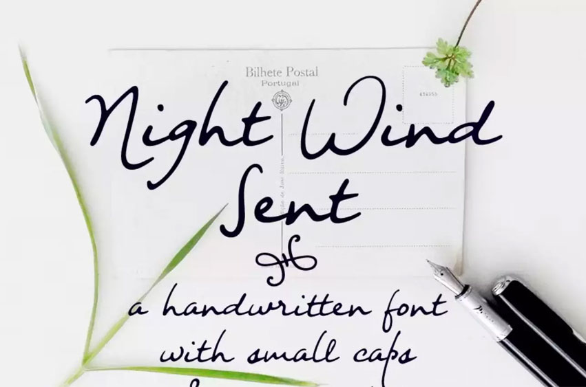 Night Wind Sent Font