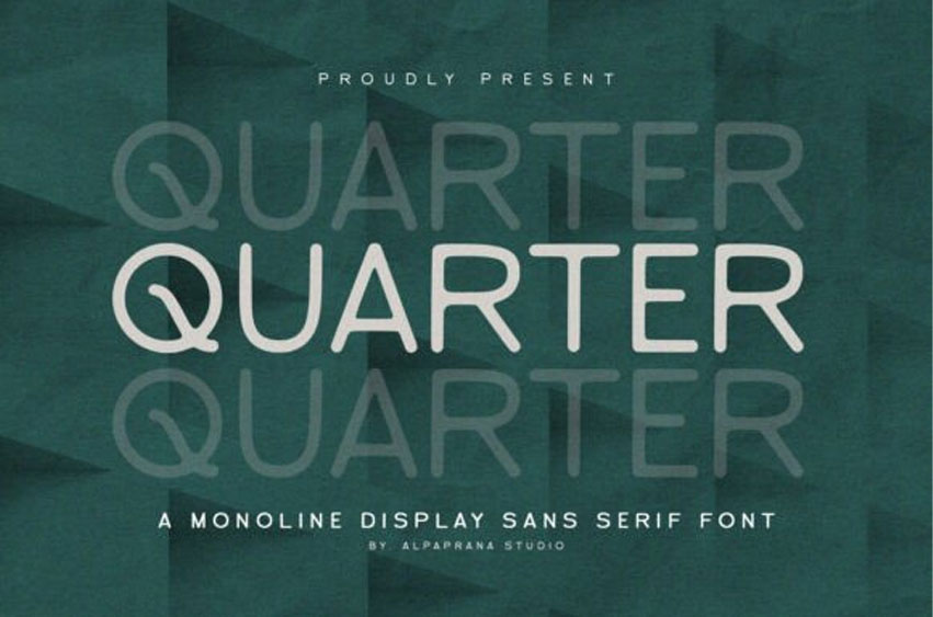 Quarter Font