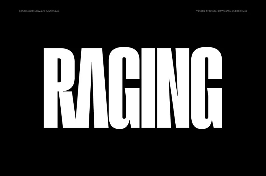 Raging Font