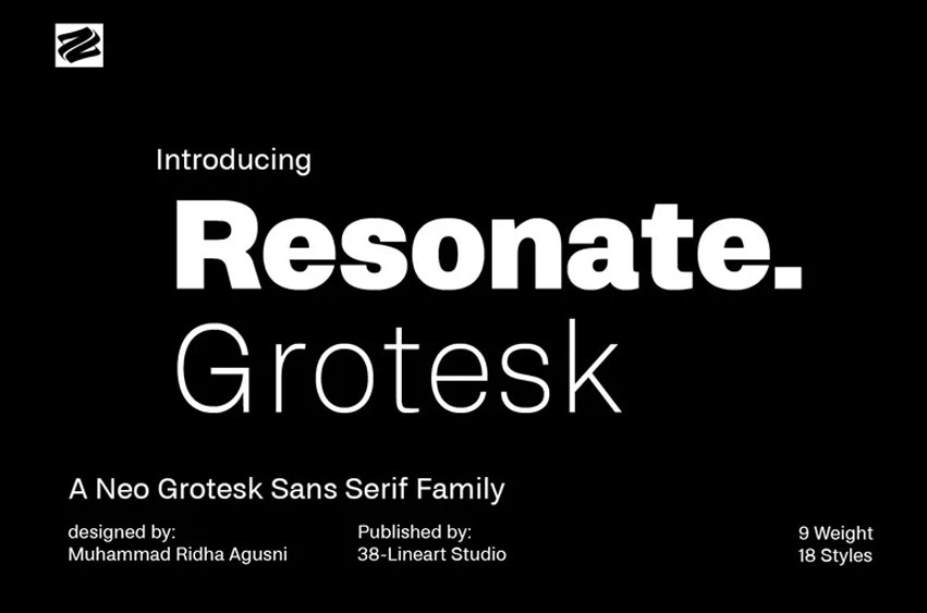 Resonate Grotesk Font