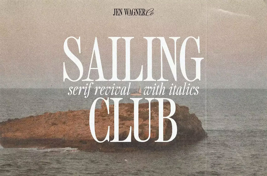 Sailing Club Font