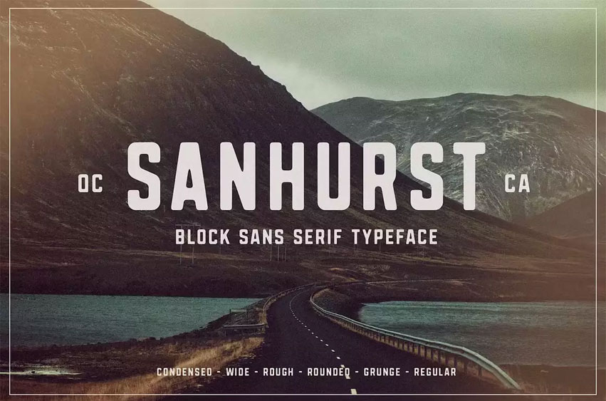 Sanhurst Font