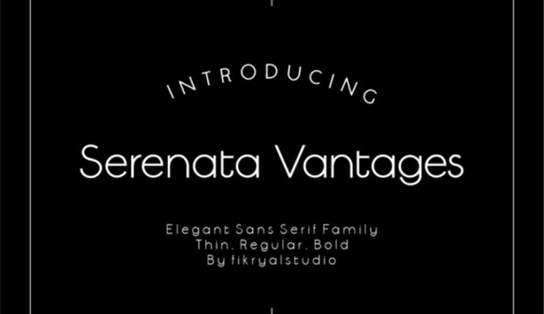 Serenata Vantages Font