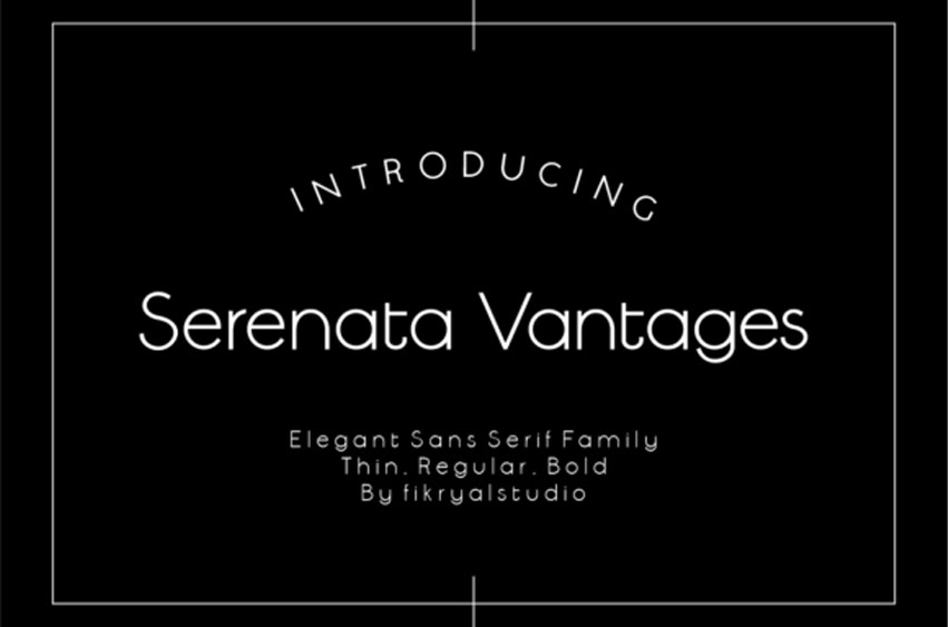 Serenata Vantages Font