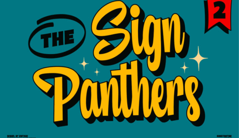 Sign Panthers 2 Font