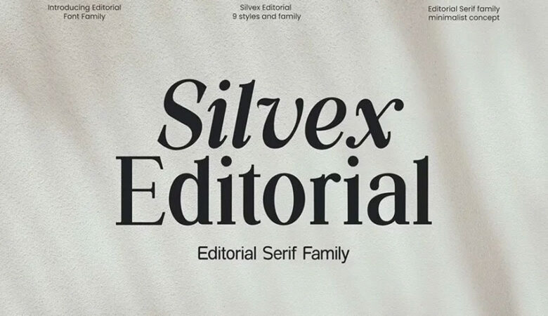 Silvex Editorial Font