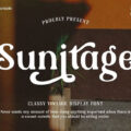 Sunitage Font