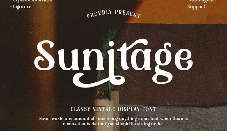 Sunitage Font