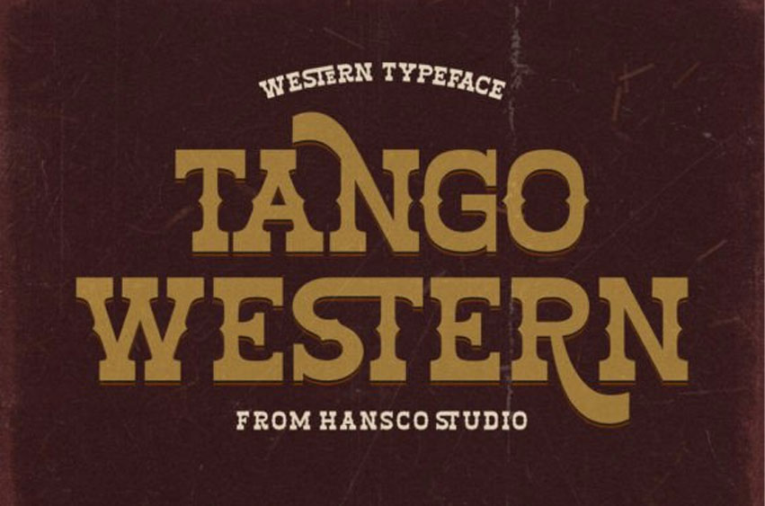 Tango Western Font