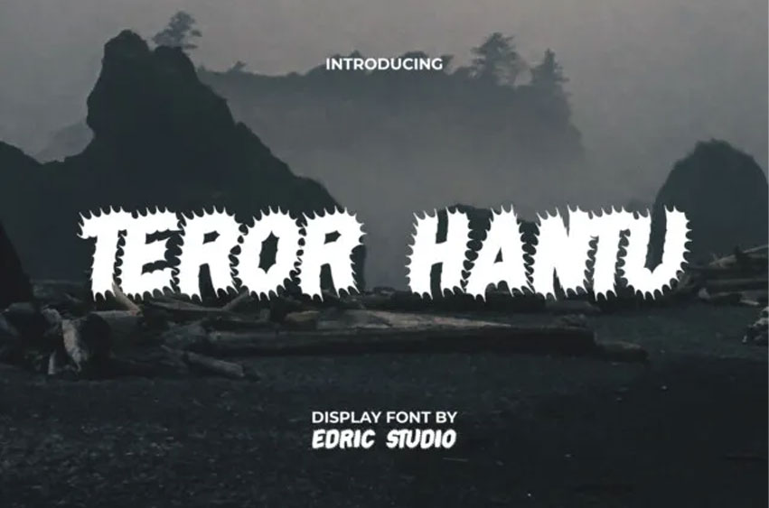 Teror Hantu Font