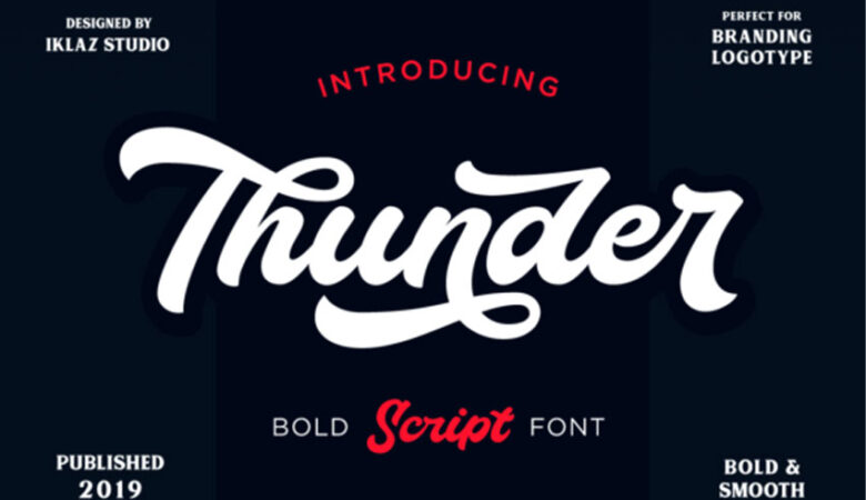 Thunder Script Font