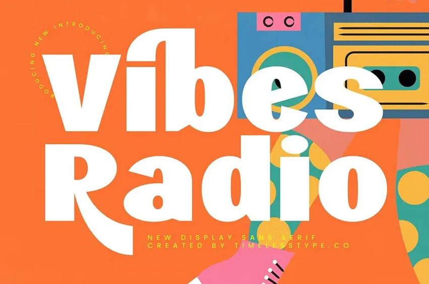 Vibes Radio Font