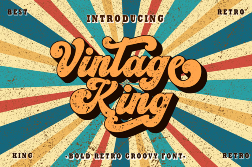 Vintage King Font