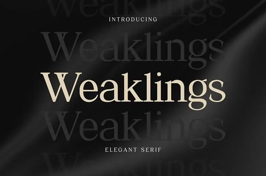 Weaklings Font