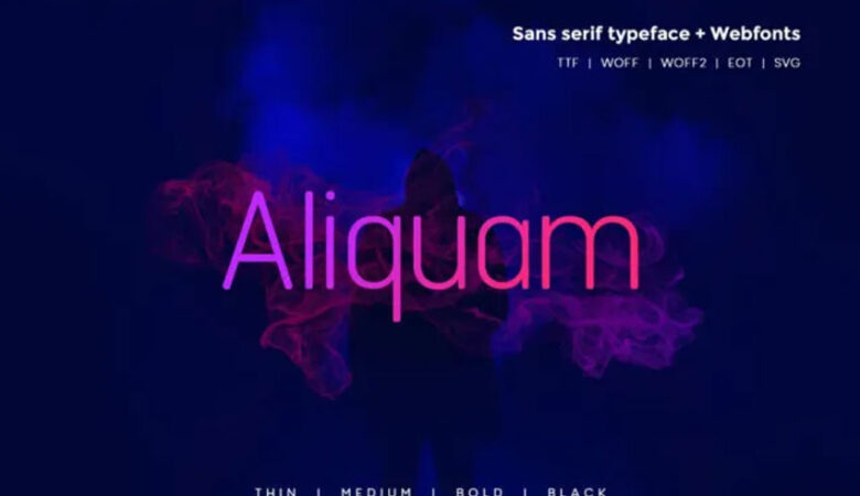 Aliquam Font