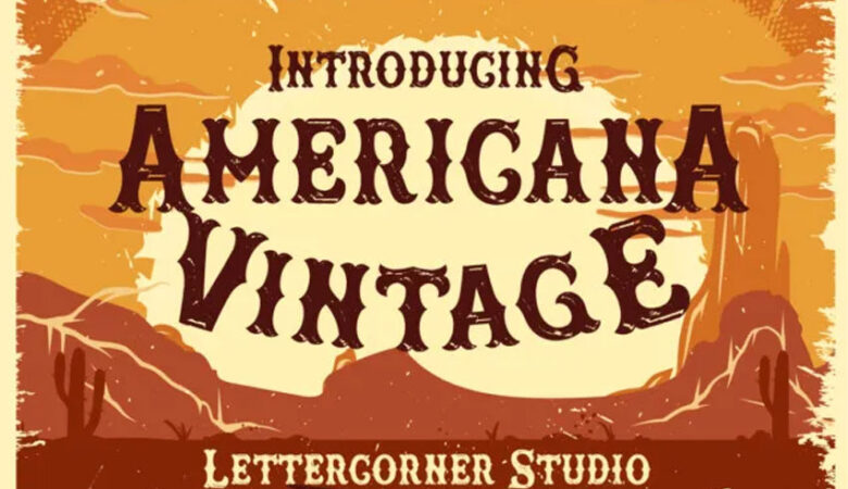 Americana Vintage Font