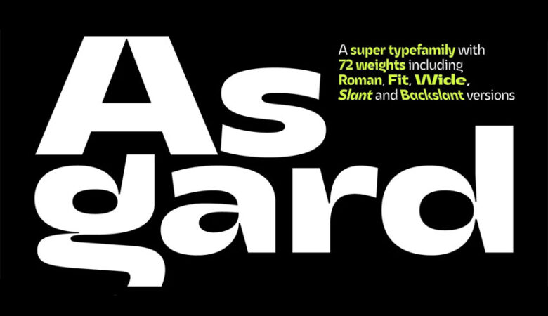 Asgard Sans Font