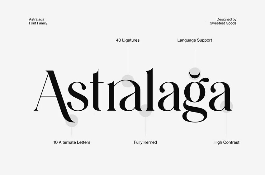 Astralaga Font