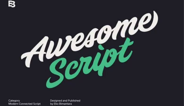 Awesome Script Font