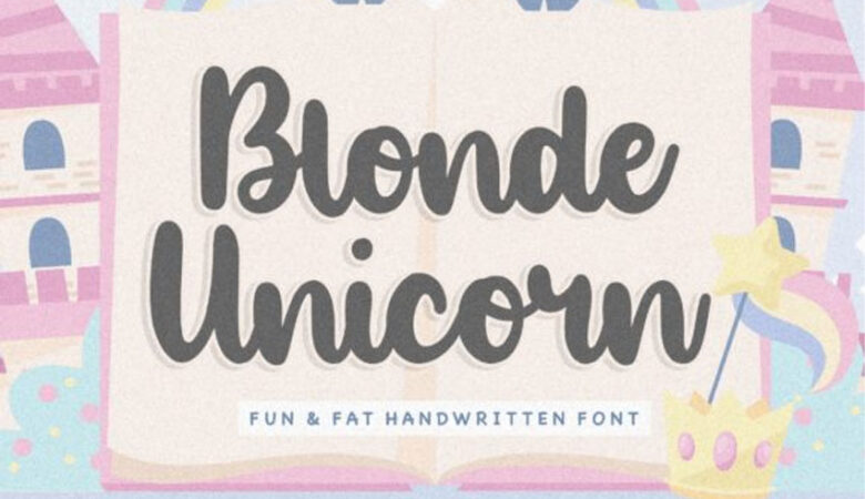 Blonde Unicorn Font