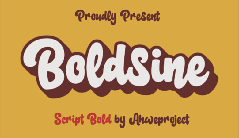 Boldsine Font