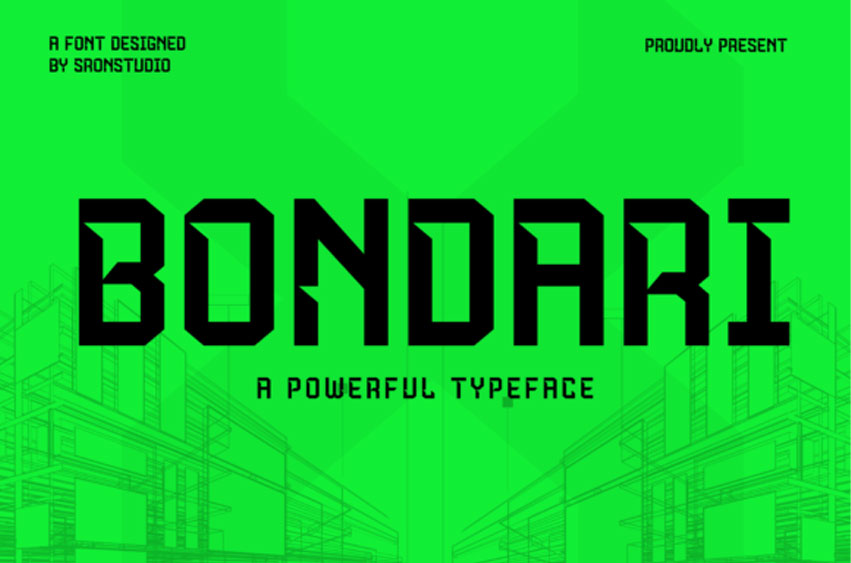 Bondari Font