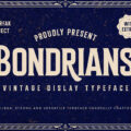 Bondrians Font