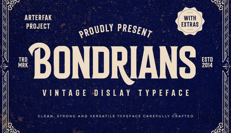 Bondrians Font